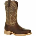 Durango Maverick Pro Steel Toe Western Work Boot, FLAXEN BROWN, W, Size 9.5 DDB0298